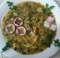 سوپ سبزیجات با مرغ (رژیمی)
