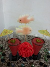 دسر هندوانه دارچینی