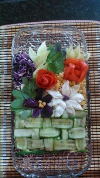 سالاد کلم با سبزیجات