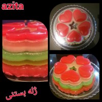 ژله بستنی رنگین کمان