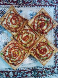 پیتزا روی نون تست