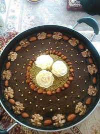 حلوای عروس)با روغن محلی (