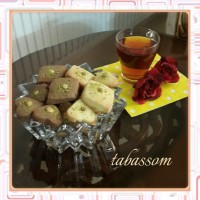 بیسکویت دو رنگ