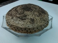 کیک شکلاتی با کرم موکا