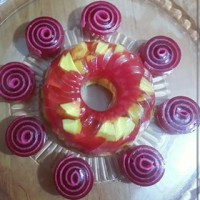 ژله رولی...ژله میوه ای