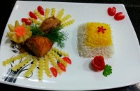 چلو مرغ خوشمزه :-)