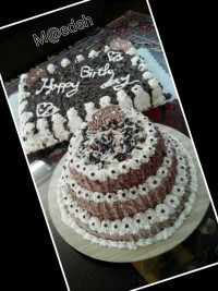 کیکهای تولد داداشم که براشون خیلی زحمت کشیدم