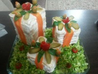 تزیین سالاد الویه