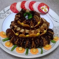 بادمجان شکم پر مازندرانی