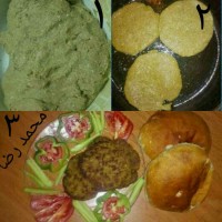 همبرگر خانگی
