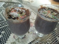 پودینگ شکلاتی. اولین عکسمه دوستان عزیز