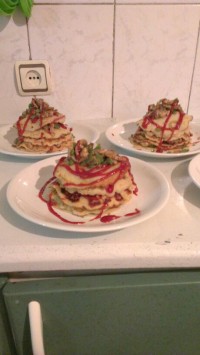 کرپ با سس ناپلیتانا