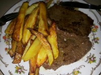 استیک خوشمزه طعم دار شده