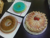 ژله طبقه ای،ژله خاکشیر،کیک تولدم