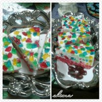 چیز کیک خرده شیشه