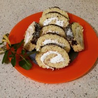 رول شکلات گیلاس