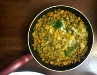 خوراک شوید باقالی