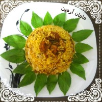 لوبیا پلو با گوشت