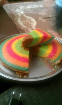 کیک هفت رنگ