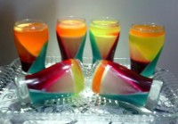 یه نمونه از ژله رنگین کمان