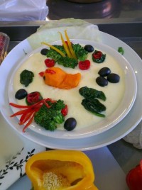 برکه ی جوجه کوچولو (تزیین غذای کودک)