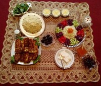 سفره افطار