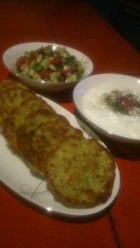 کتلت کدو سبز بدون روغن (رژیمی)