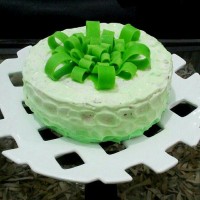 کیک با خمیر فوندات