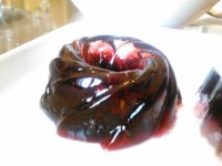 ژله آلوورا با توت سیاه