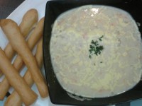 سوپ شیرتبریزبه همراه نون سوپ