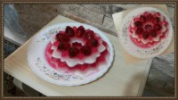 ژله بستنی توت فرنگی