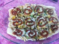 پیتزا روی نون ساندویچی