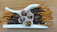 ترافل وچوب شور شکلاتی