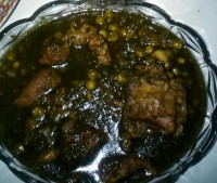 خورش نخود سبز با شوید
