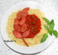 نودل با سس سویا