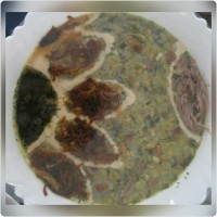 آش حبوبات جوانه دار