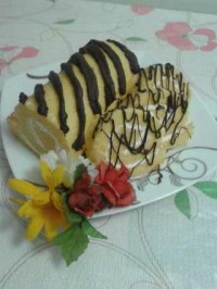 رول شکلات گیلاس