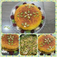 ته چین شوید باقلا با مرغ