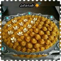 این حلوای شیر هستش درست کردم واسه افطار التماس دعا