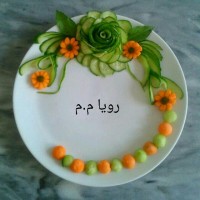 تزیین بشقاب