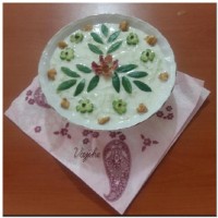 تزئین ماست و خیار