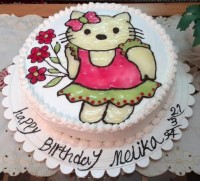 کیک تولد کیتی