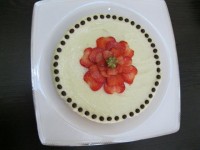 چیزکیک توت فرنگی روز عشق