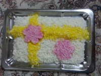 تزیین دیس پلو