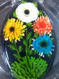 دسته گل ژله ای