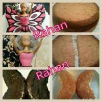 مراحل کیک تولد با خمیر فوندانت