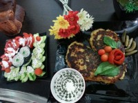 سیب زمینی با فلفل قرمز