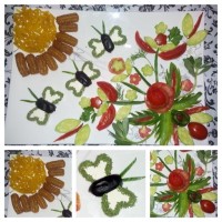 افطاری بصورت تابلوی نقاشی:-)