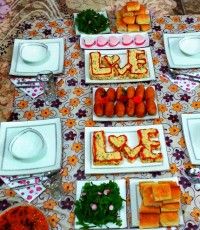 شام تولد اقای عشق