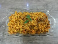 لوبیا پلو باگوشت